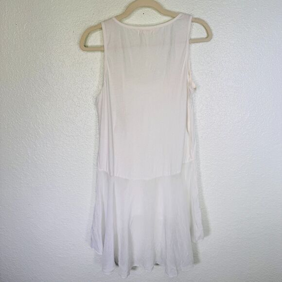 Johnny Was 4 Love and Liberty Top Women Medium Floral Embroidery Hi Lo Lagenlook - Picture 2 of 10